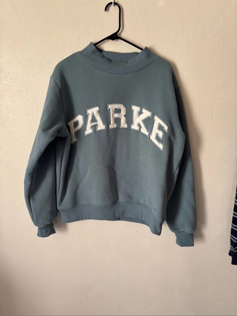 Parke Women's Glacier/White Varsity Mockneck